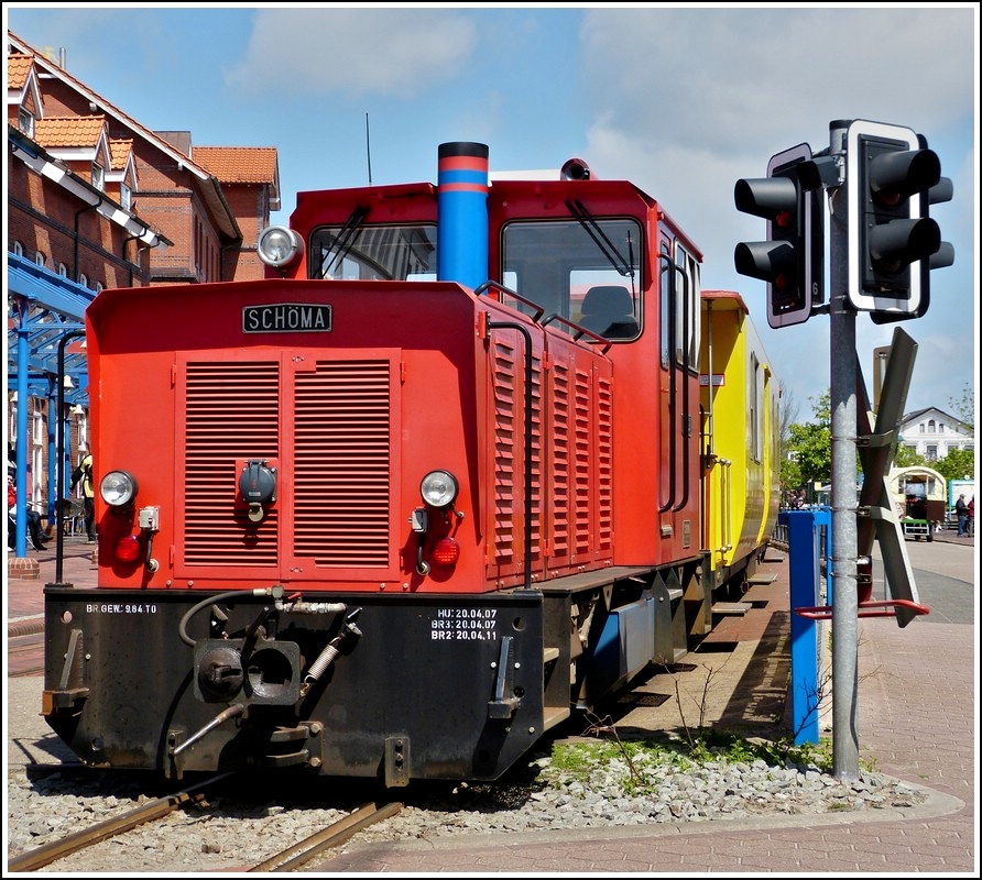 . The Schma engine  Aurich  photographed in Borkum on May 12th, 2012.