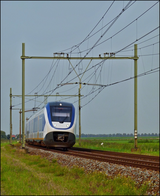 A stoptrain to Roosendaal is running through Sevenbergen on September 2nd, 2011.