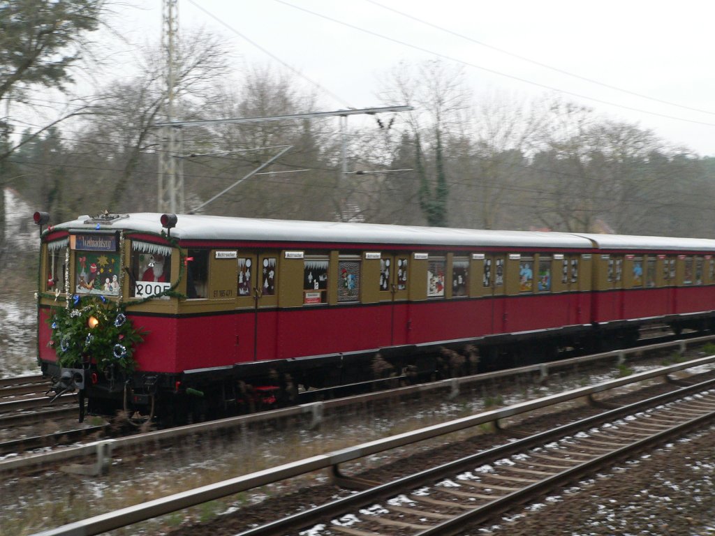 Christmas train in Berlin, 2005.