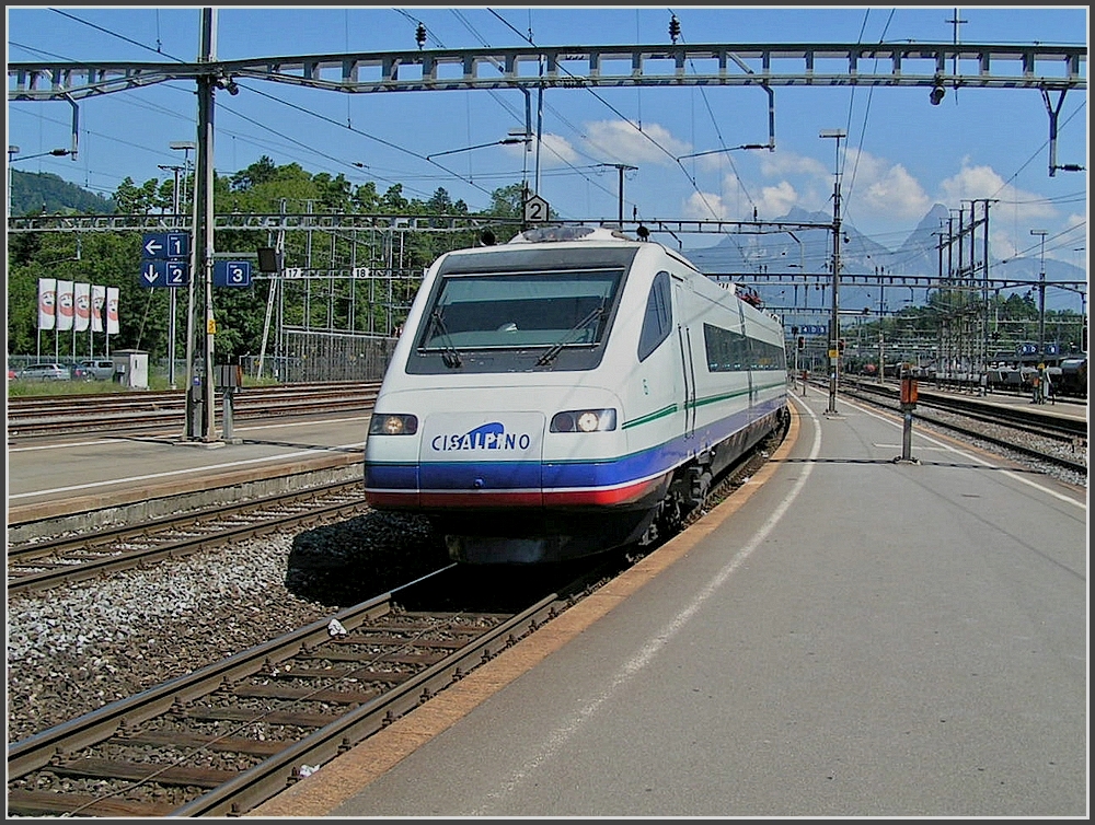 CIS ETR 470 photographed at Arth-Goldau on August 4th, 2007.