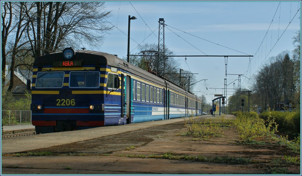 Elektriraudtee 2206 in Nmme. 
09.05.2012