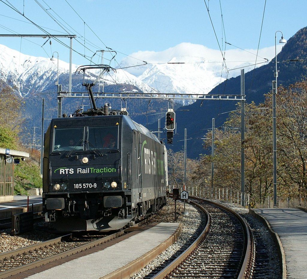 RTS RE 185 570-9 in Lalden
08.11.2008