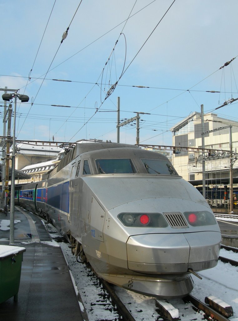 SBB TGV in Lausanne.
18.12.2009