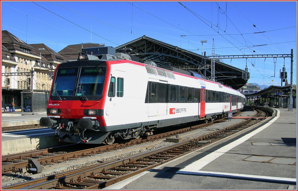 SBB White train II: A DOMINO to Yverdon on Lausanne. 
06.10.2010