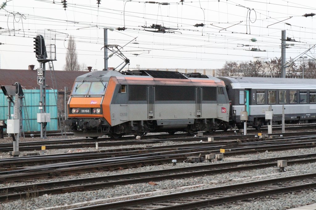 SNCF BB (4)26168 at Strasbourg, 18.03.2010. 