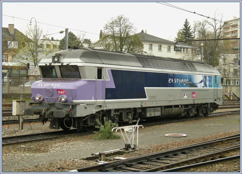 SNCF CC 72175in Mulhouse. 
08.04.2008