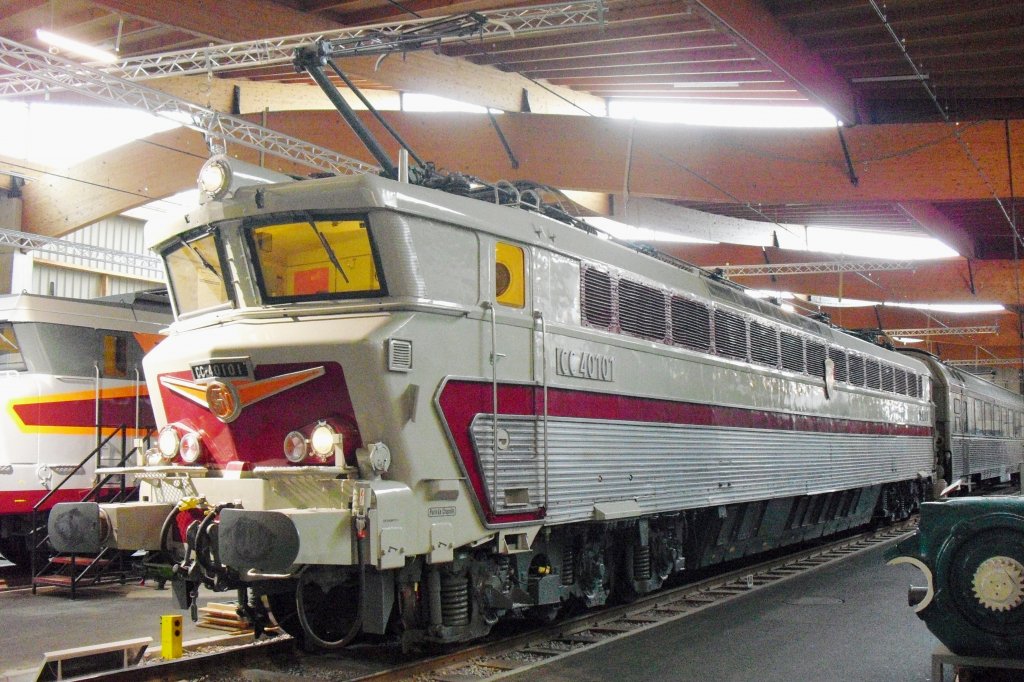40101 in the Cité du Train museum in Mulhouse, 24 September 2010