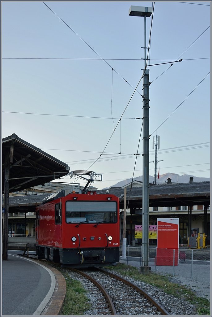 The CEV MVR Hem 2/2 2501 in Vevey.
18.10.2017