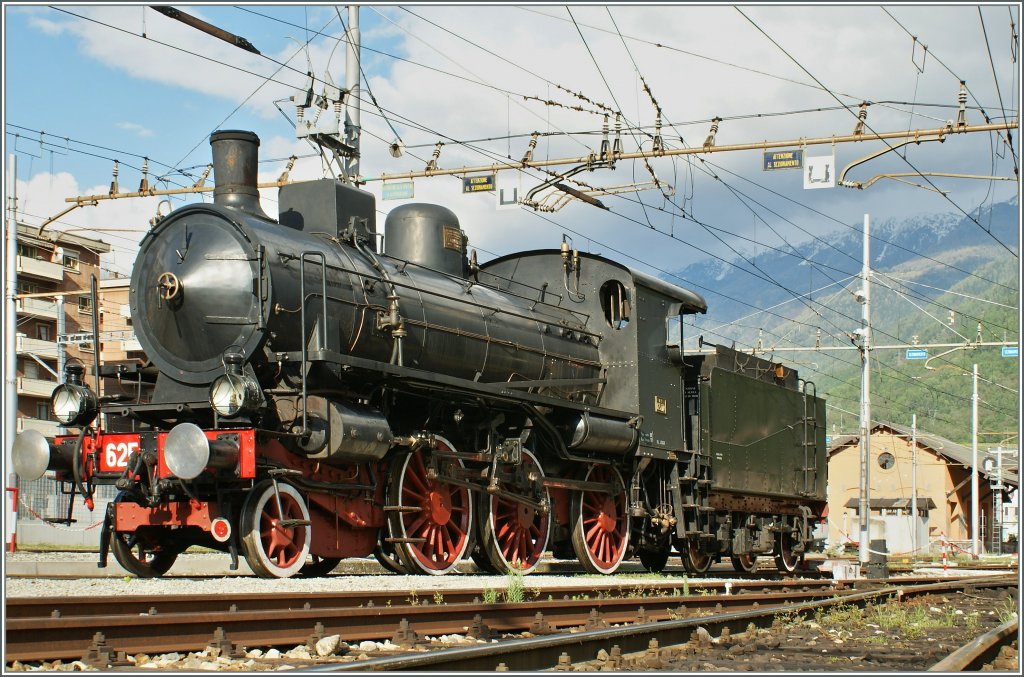 The FS 625 177 in Tirano.
08.05.2010