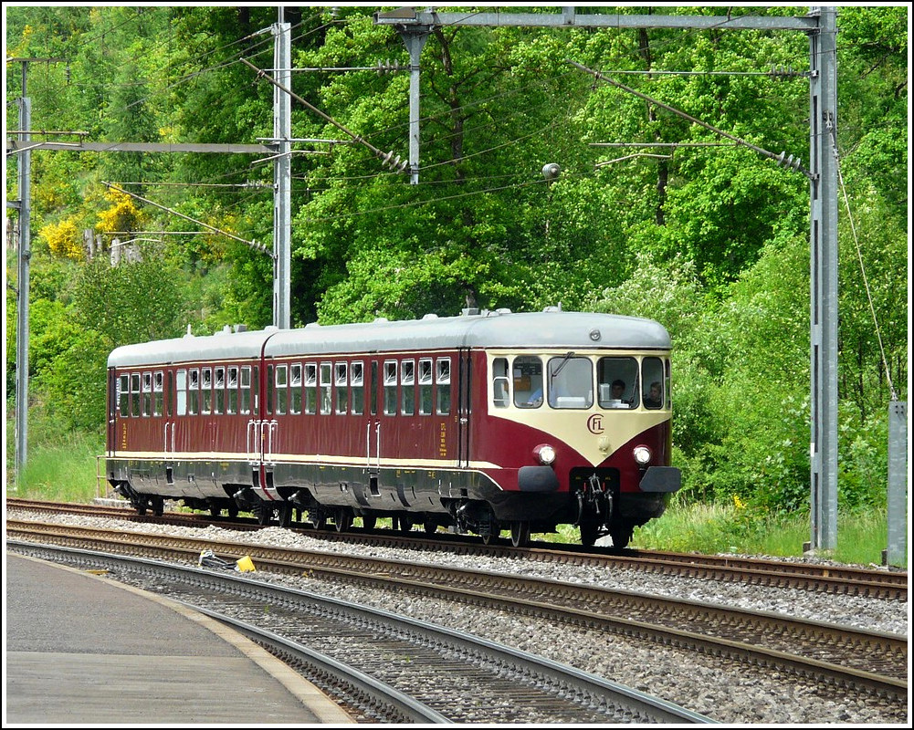 The heritage 208/218 pictured in Clervaux on May 25th, 2008.