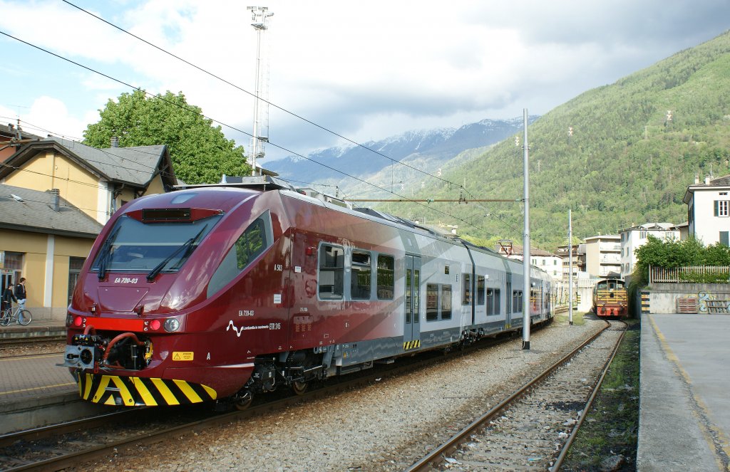 The new ETR 245 in Tirano.
08.05.2010