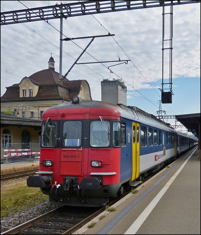 The RBe 4/4 540 060-1 photographed in Gossau SG on September 14th, 2012.