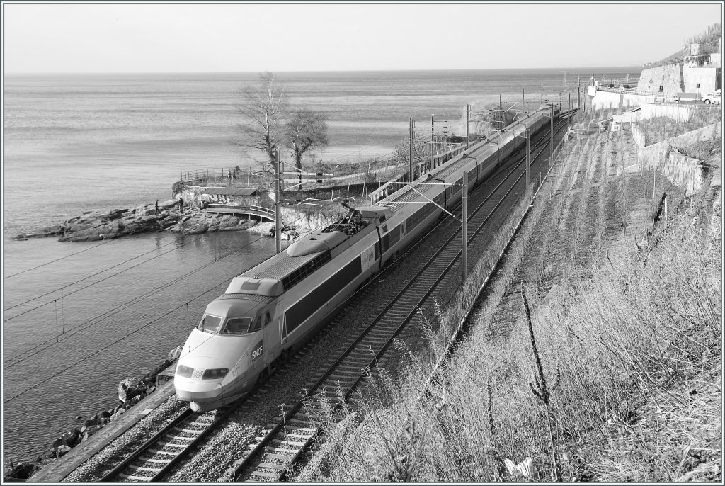 The  Snow TGV  9268 from Brig to Paris by Rivaz.
22.01.2011  