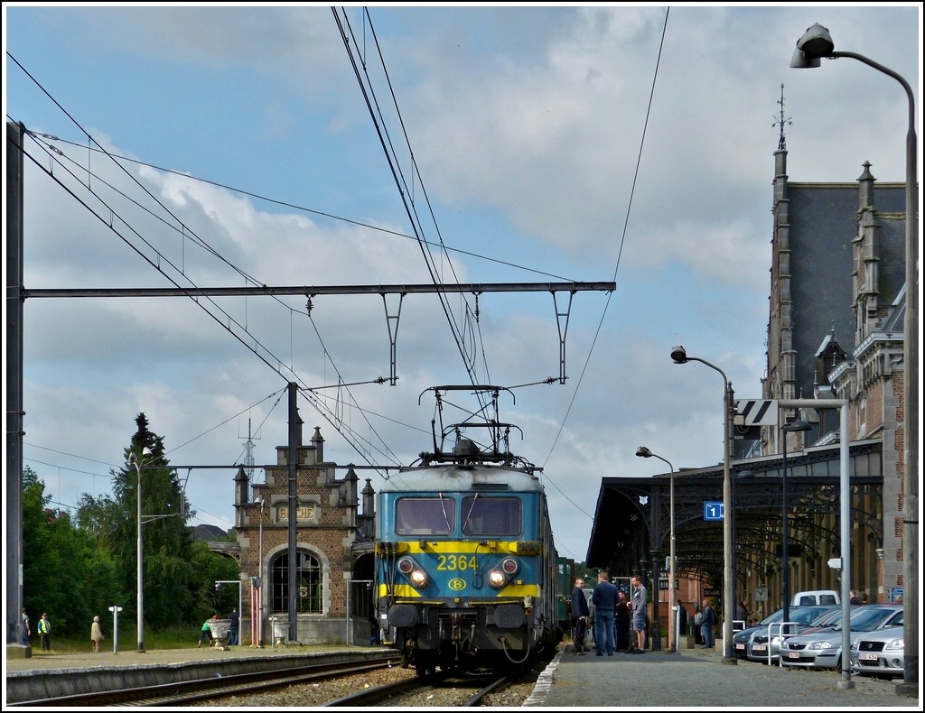 The special train  Adieu Srie 23  pictured in Binche on June 23rd, 2012.