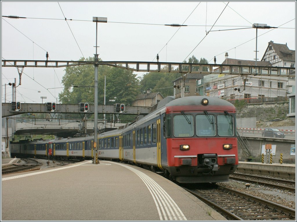 Two RABDe 510 are arriving at Schaffhausen. 
18.09.2008 