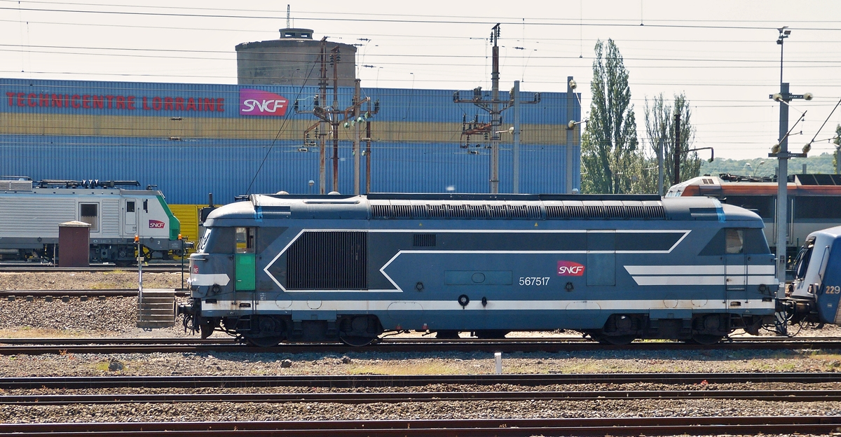 . BB 67517 taken out of a moving train in Thionville on June 5th, 2015.