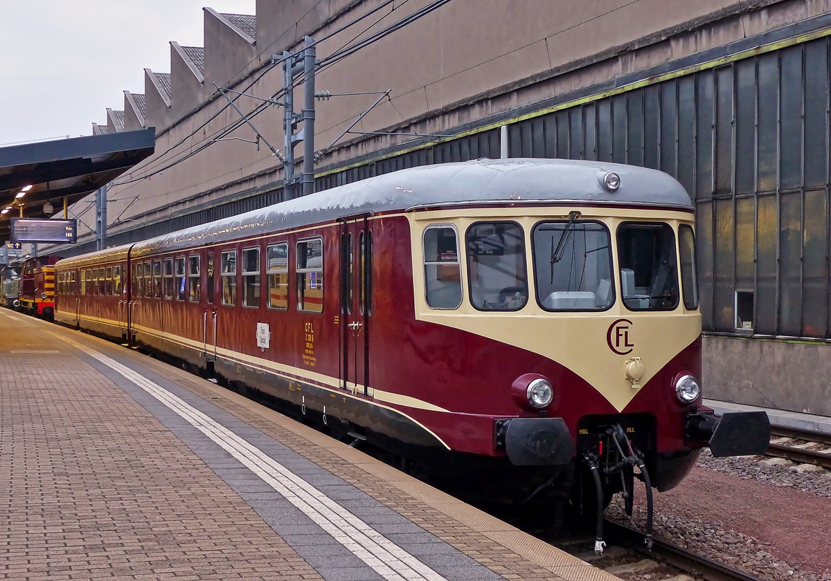 . The heritage Westwaggon 208/218 pictured in Luxembourg City on October 5th, 2014.