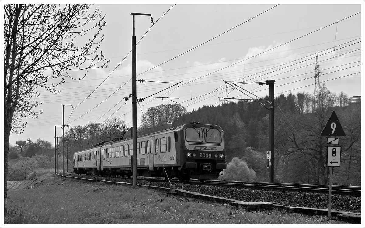 . Z 2006 photographed between Cruchten and Colmar-Berg on May 3rd, 2013.