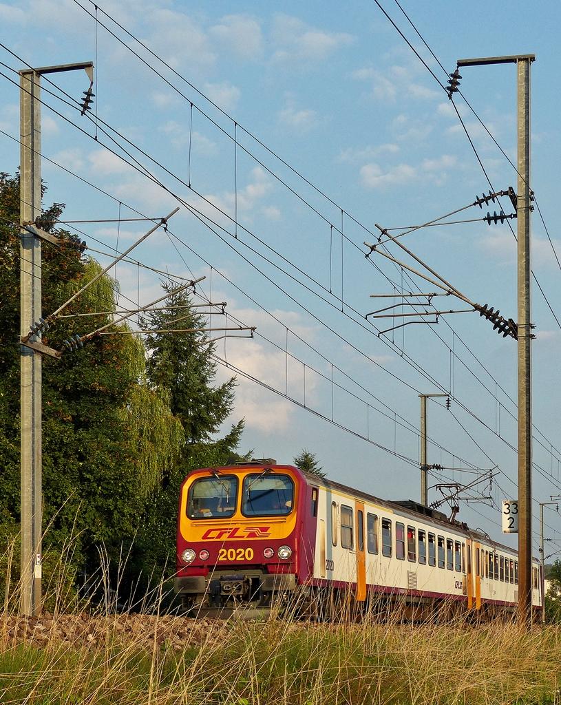 . Z 2020 is running between Lintgen and Mersch on August 1st, 2014.