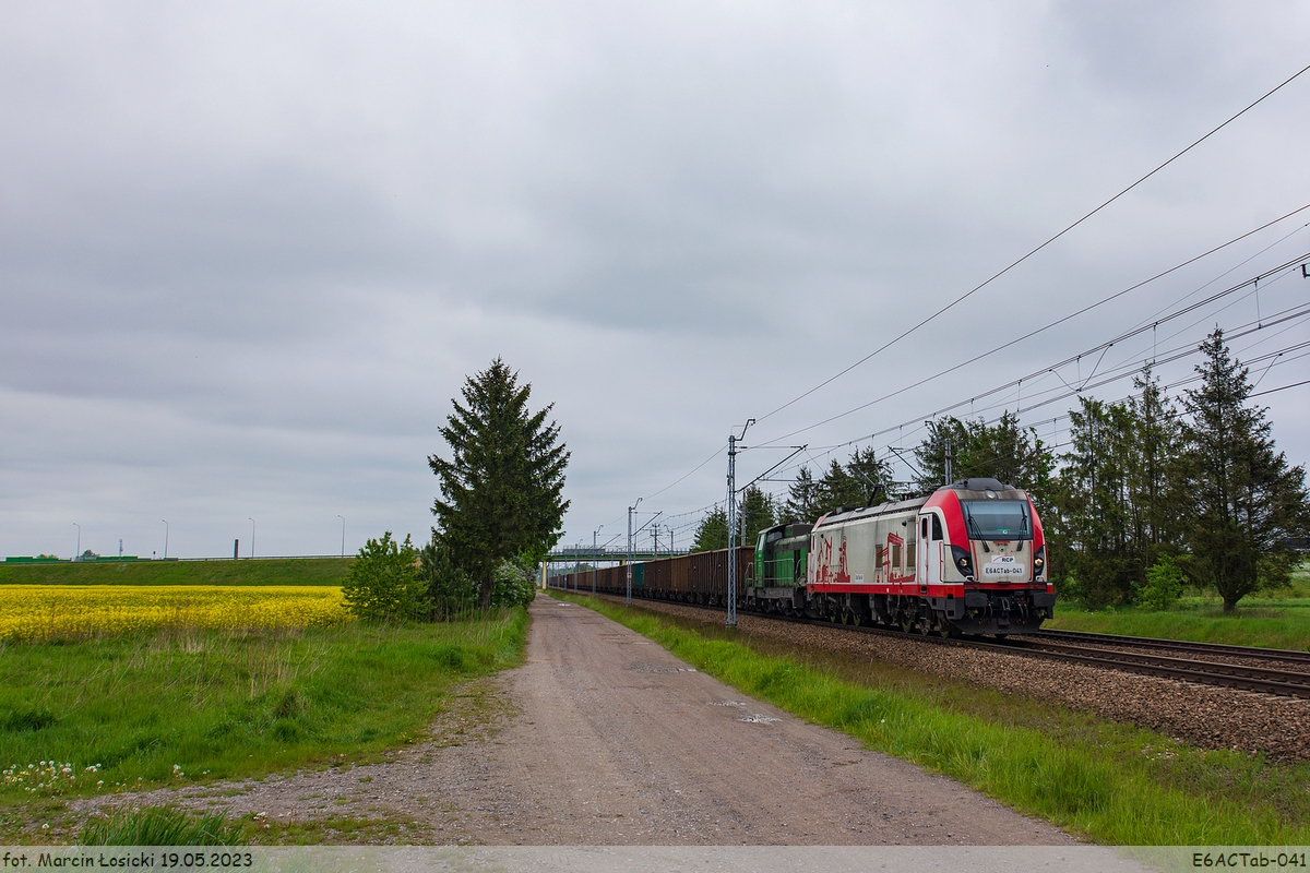 19.05.2023 | Międzyrzec Podlaski - E6ACTab-041 with SM42 left the station, is heading towards Łuków.