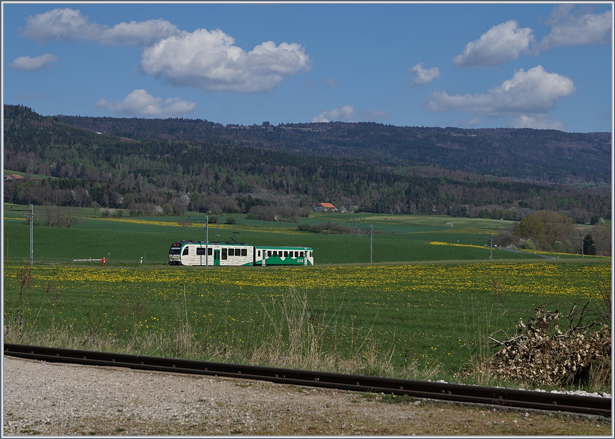 A BAM local train near Montricher.
10.04.2017