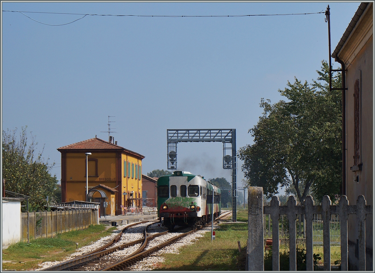 A FRE Aln 668 is leaving Brescello. 
22.09.2014