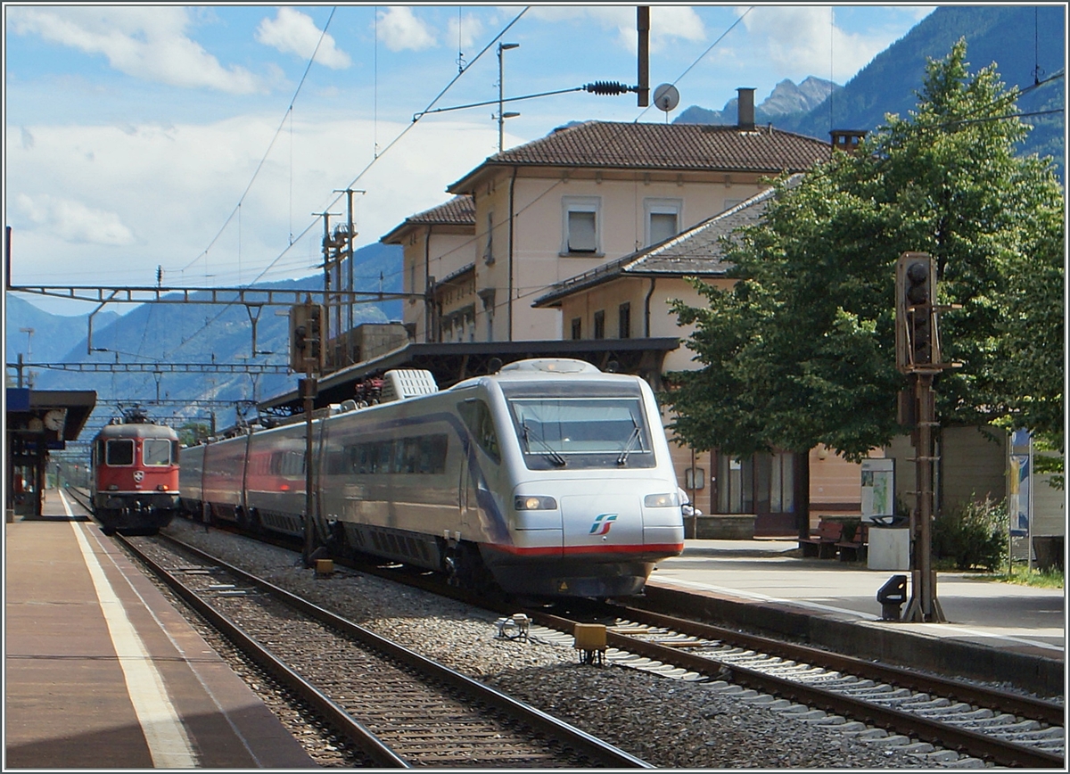 A FS ETR 470 in Biasca. 
23.06.2015