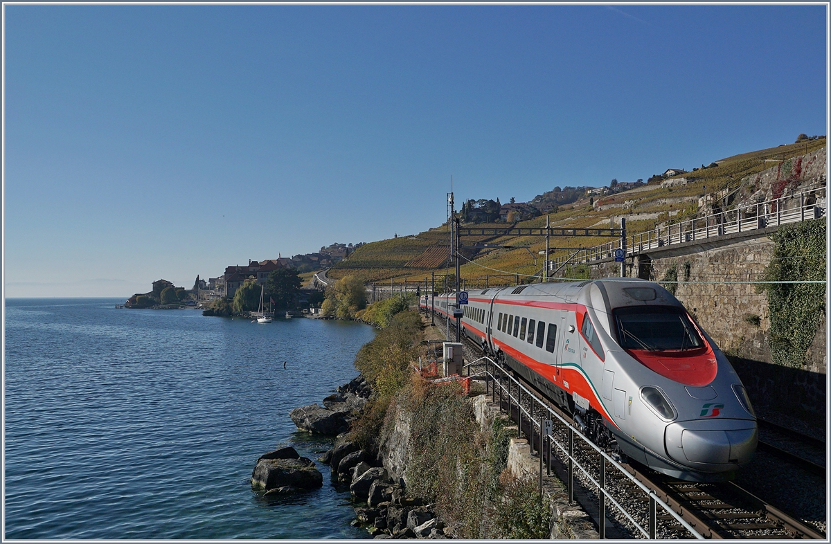 A FS ETR 610 on the way to Geneva by St Saphorin.
25.10.2018