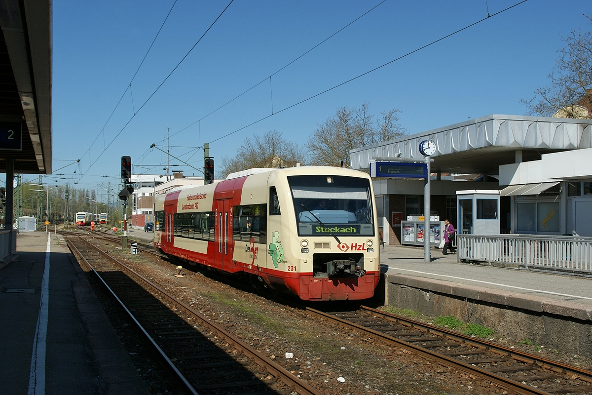 A HzL VT 650 in Radolfszell.
07.04.2011