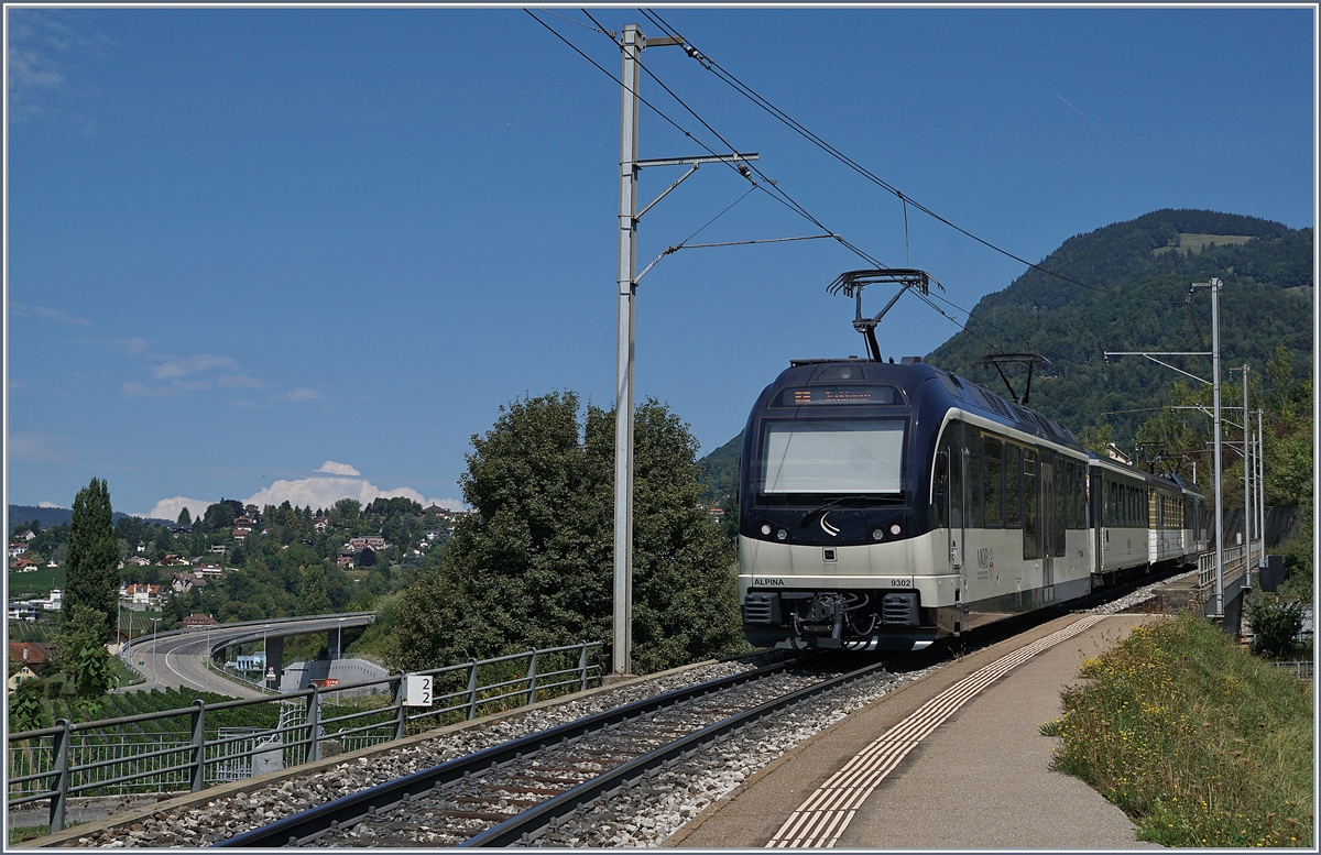 A MOB Alpin local train to Zweisimmen by Chatelard VD.
22.08.2018