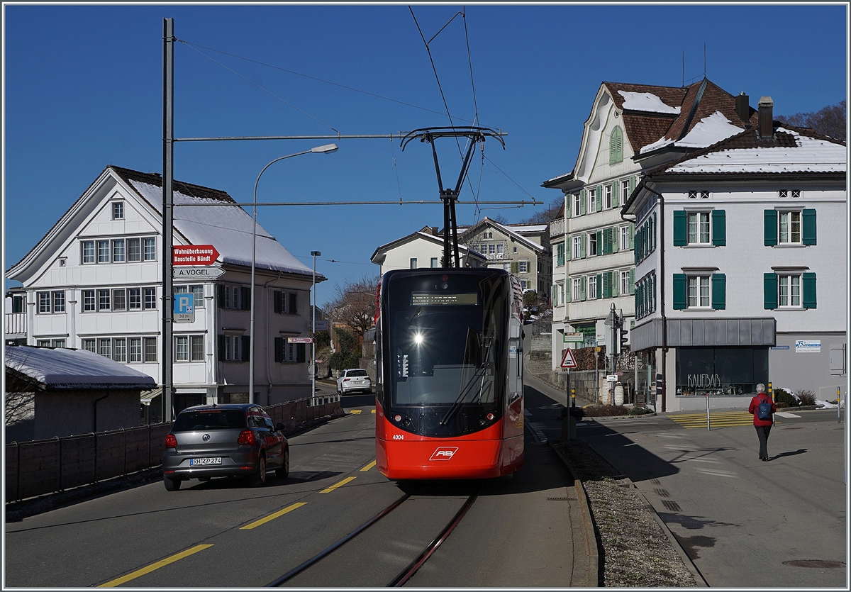 A new AB  Tango  on the way to Trogen (via St Gallen) in Teufen.

24.03.2021