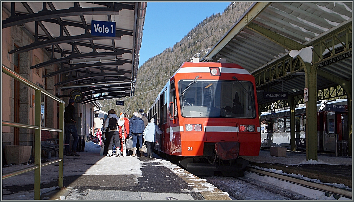 A SNCF TMR M-C BDe 4/8 / Z 800 in Vallorcine.
10.02.2015