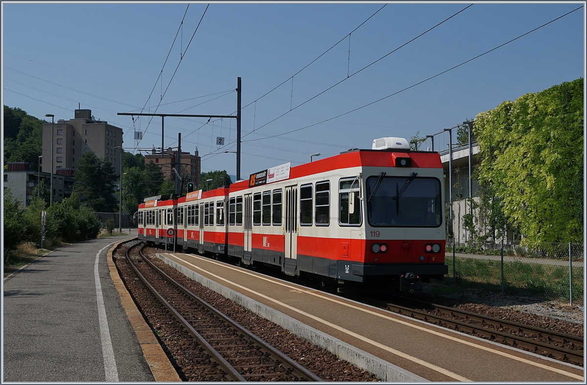 A WB local train is leaving the Altenmarkt Station.
22.06.2017
