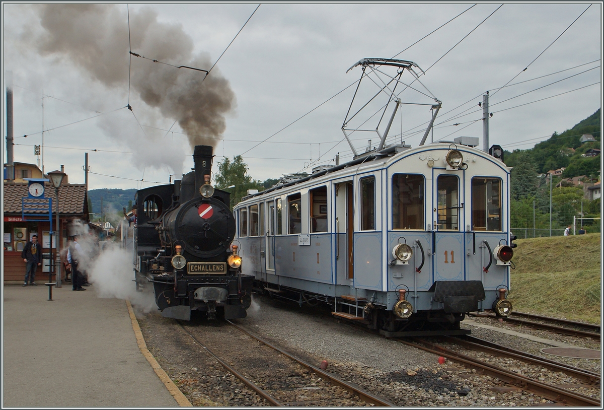 Blonay - Chamby trains in Blonay.
24.05.2015