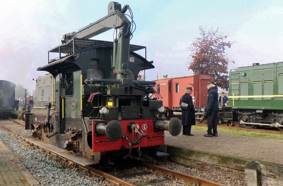 Craned Goat 368 stands at Haaksbergen with the SGB on 23 October 2016.
