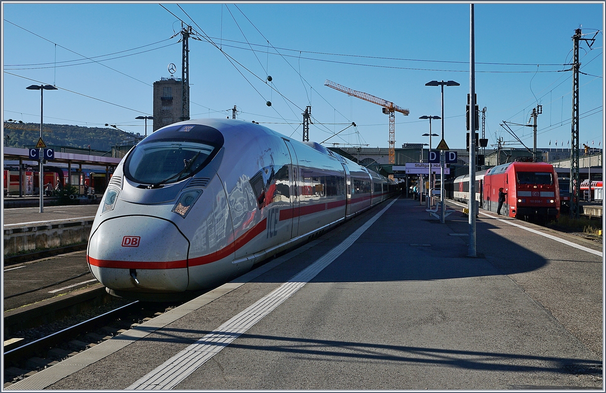 DB ICE 407 comming from Paris in Stuttgart.
05.10.2017