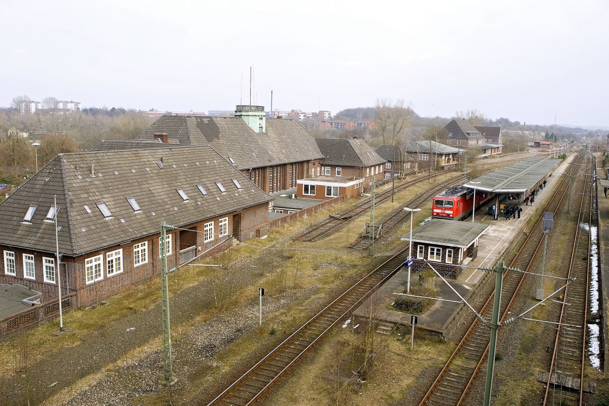 Flensburg Bahnhof (Station). 28. March 2008.