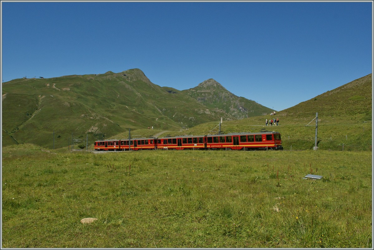 Jungfraubahn-service between the Kleine Scheidegg and the Eigergletscher.
21.08.2013