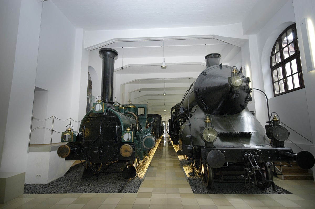 Railway Museum in Nuremberg (Nürnberg). Date: 16. July 2008