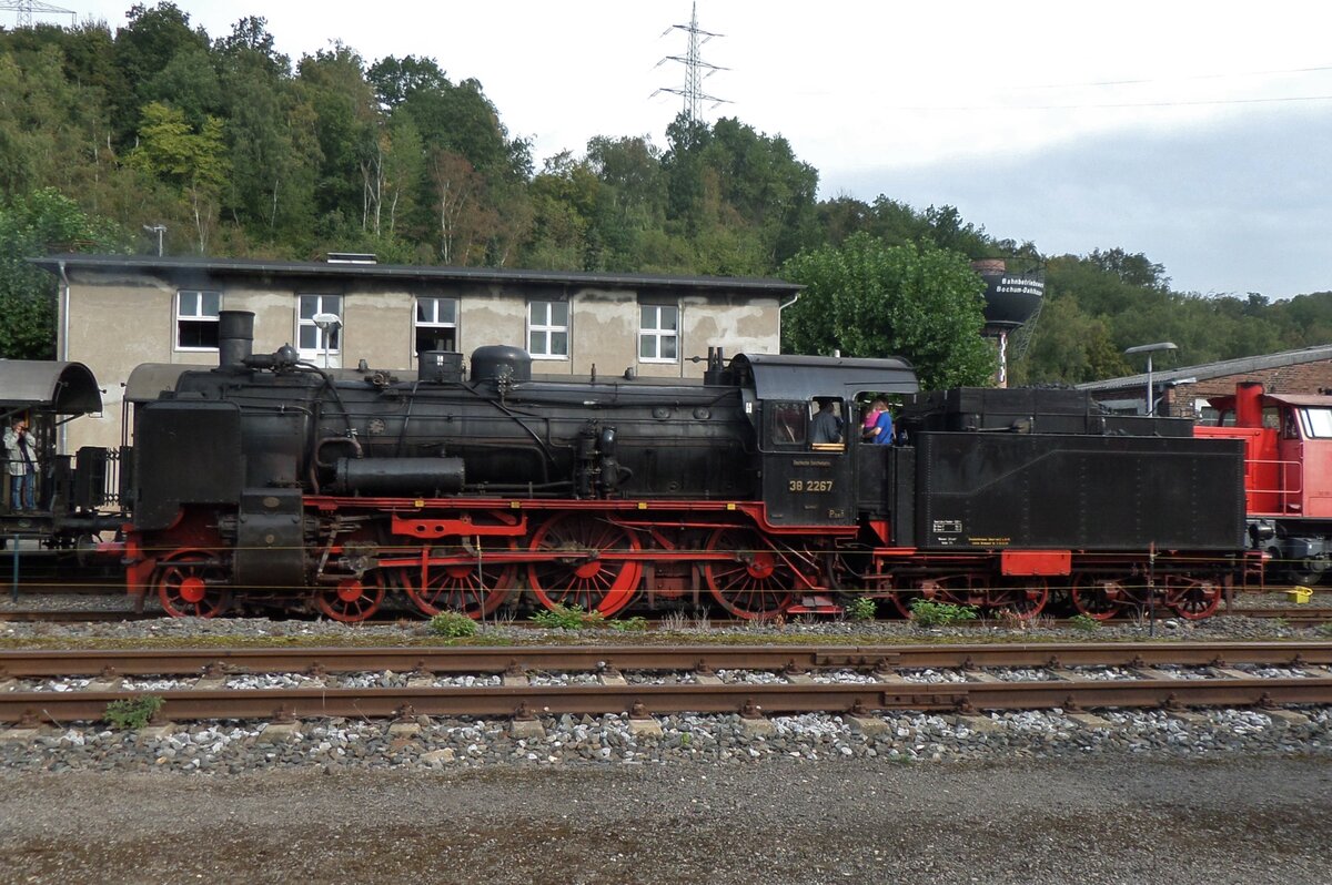 Side view on 38 2267 at the DGEGF-Museum in Bochum-Dahlhausen on 17 September 2016.