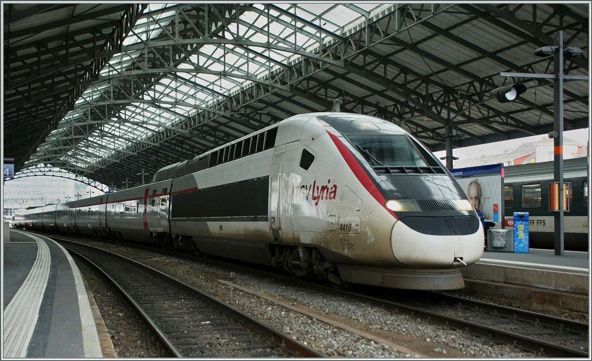 TGV Lyria in Lausanne.
07.01.2013
