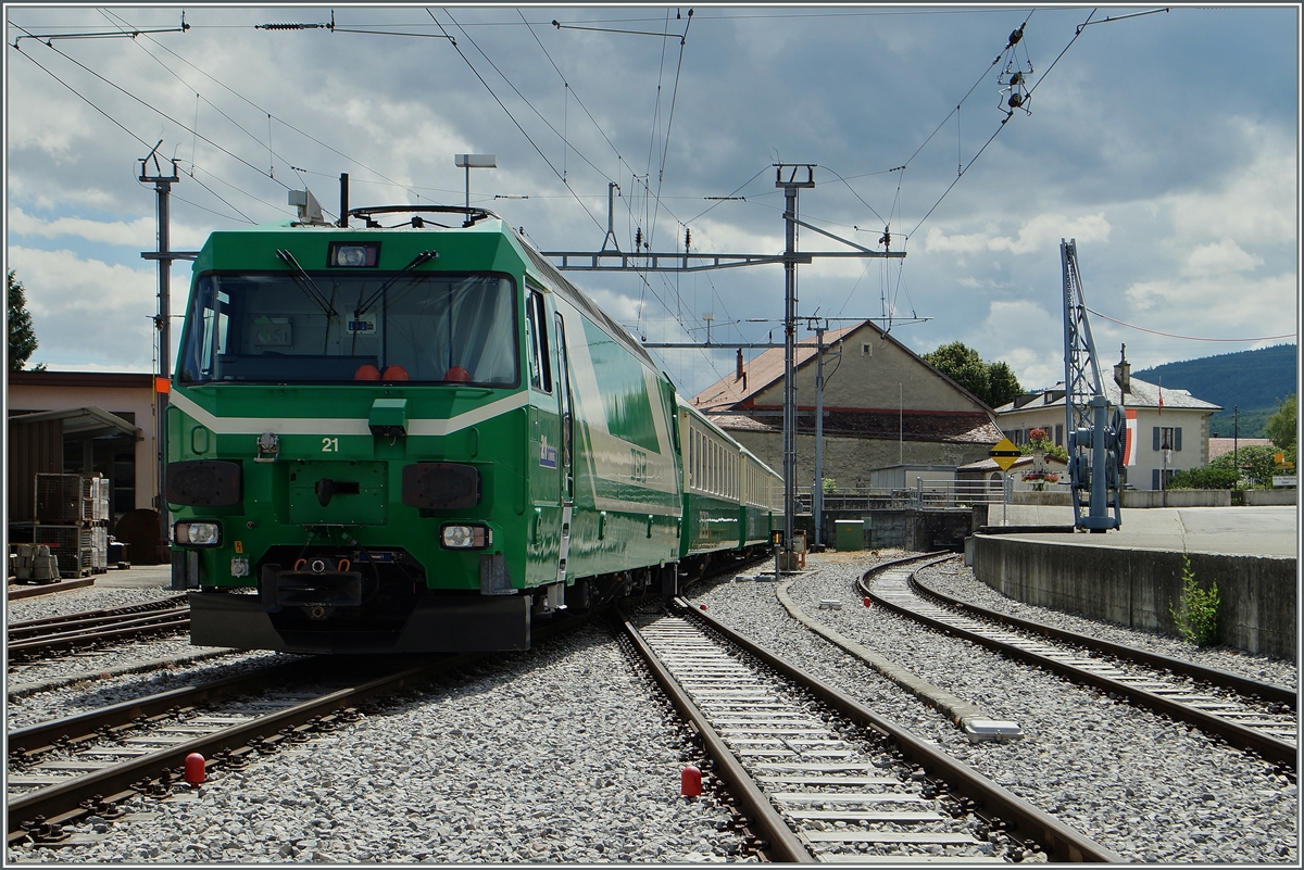 The BAM Ge 4/4 21 in Biere. 
30.06.2015