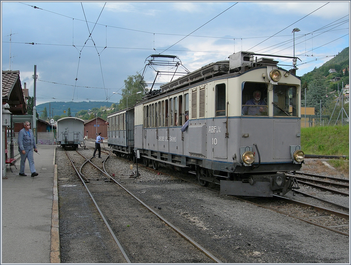 The Blonay Chamby Railway LLB ABFe 2/4 10 in Blonay.
21.07.2018