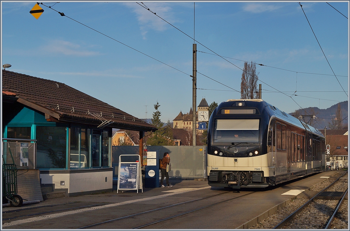 The CEV MVR ABeh 2/6 7502 in Blonay. 

31.12.2019