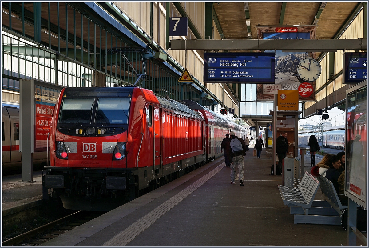 The DB 147 009 in Stuttgart.
05.10.2017
