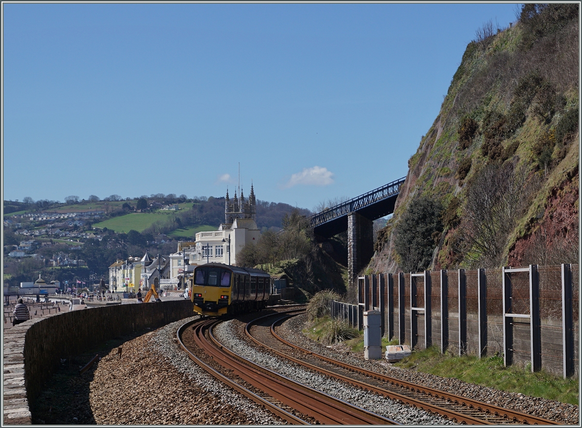 The Great Western Railway GWR 150 127 near Teignmouth. 
19.04.2016