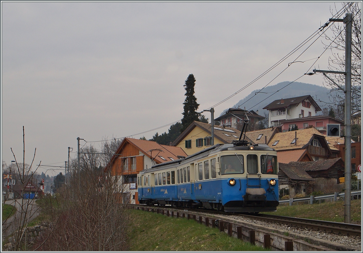 The MOB ABDe 8/8 4003  BERN  by Planchamp. 20.03.2015