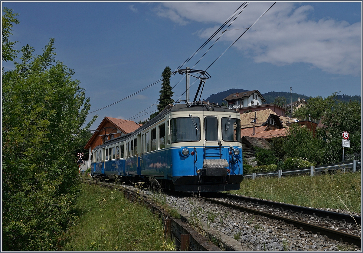 The MOB ABDe 8/8 4004  Fribourg  by Planchamp.
08.08.2018
