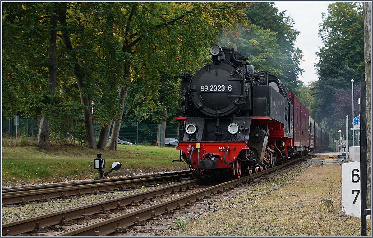 The MOLLI 99 2323-6 is arriving at Heiligendamm.
28.09.2017
