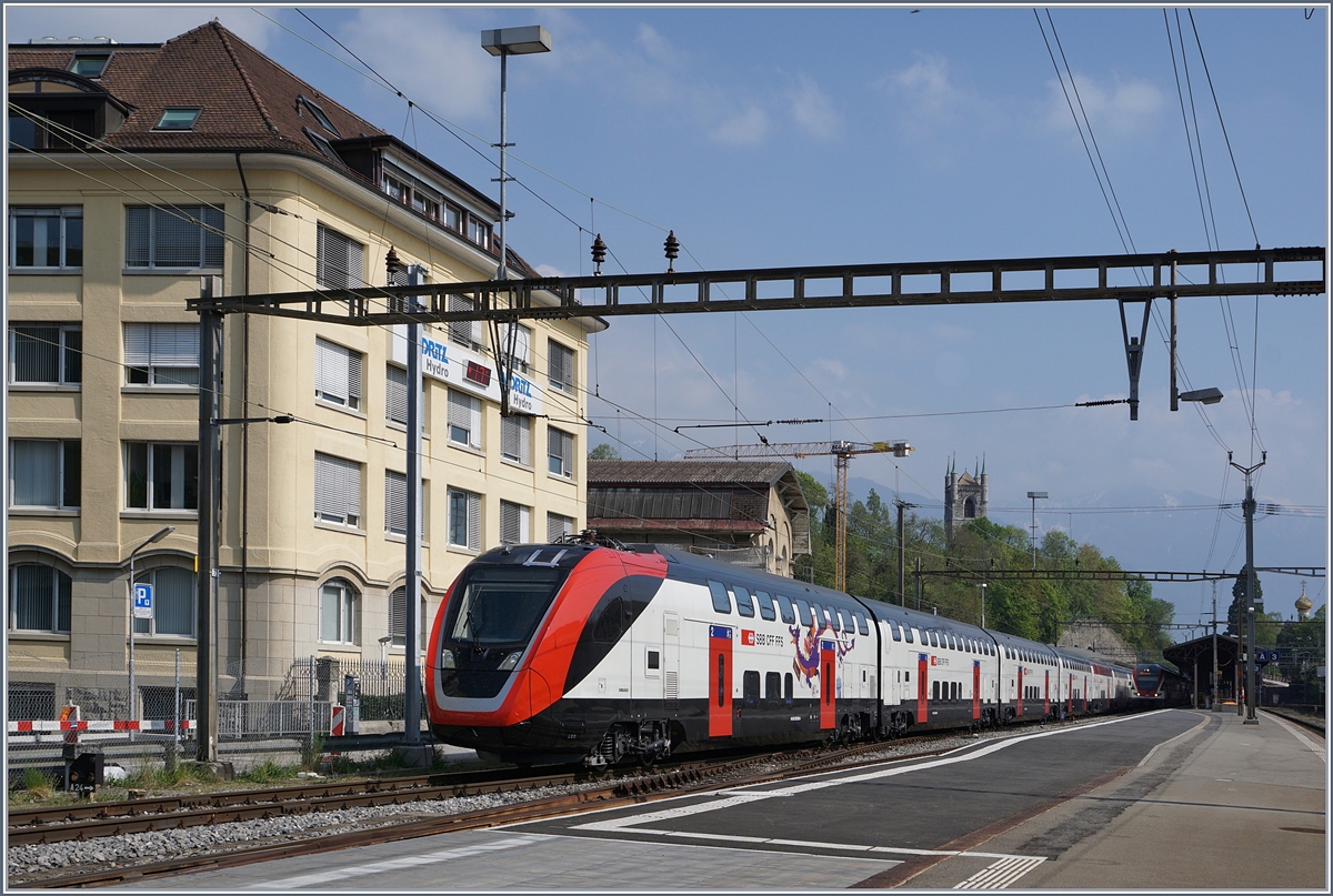 The new SBB IC /IR RABe 502 in Vevey.
11.04.2017